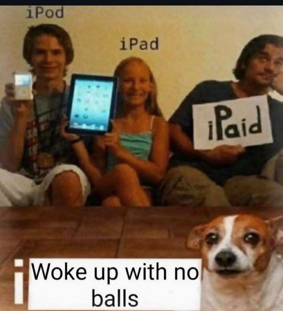 Woke up with по balls