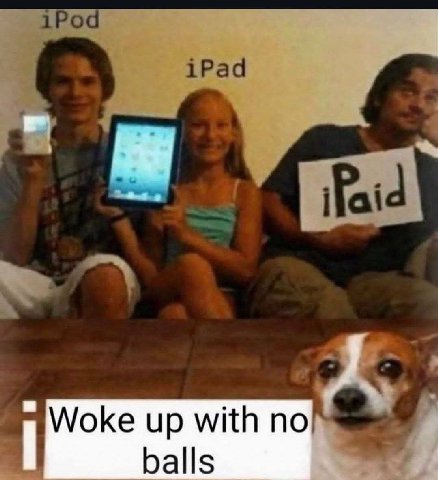 Woke up with по balls