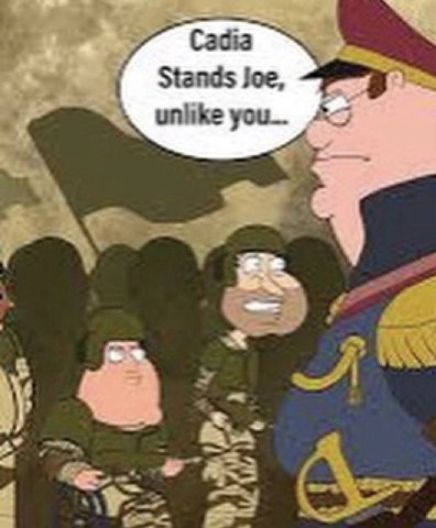 сафа Stands Joe, unlike you.