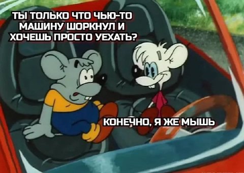 ТЫ ТОЛЬКО ЧТО ЧЬЮ-ТО МАШИНУ ШОРКНУЛ И ХОЧЕШЬ ПРОСТО УЕХАТЬ? as КОНЕЧНО, Я ЖЕМЫШ