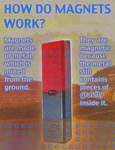 HOW MAGNETS WORK? because meta from'the® contains pieces. inside it