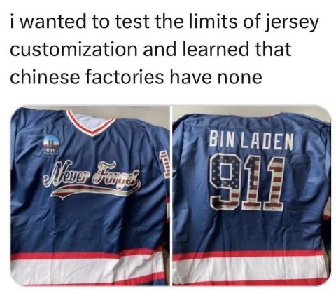 i wanted to test the limits of jersey customization and learned that chinese factories have none 2%