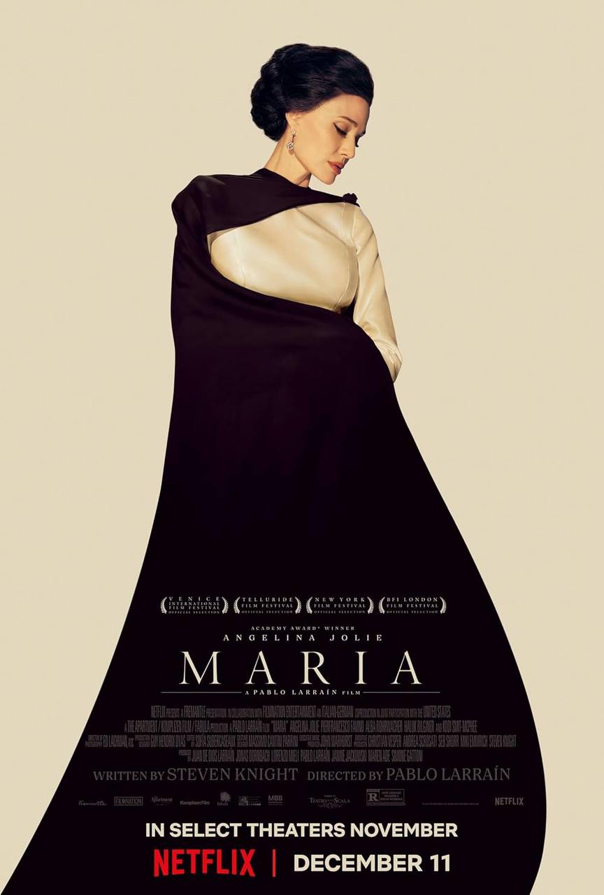 Мария (2024)

Новая фаза в киновселенной Women in distress Пабло Ларраина вышла не столь удачной. Несмотря на эстетическое пиршество визуального ряда, красочность костюмов, интерьеров, общего дизайна