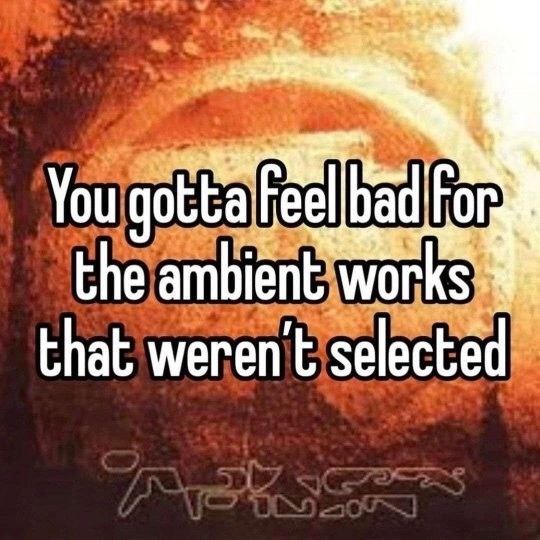 You For the ambient works that selected