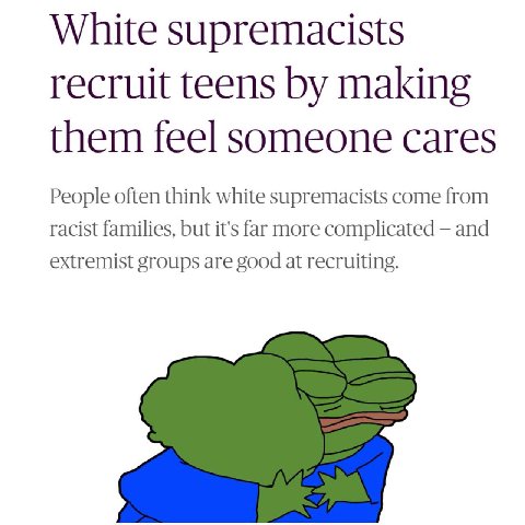 Youd think this would be a "are we the bad guys" moment for commie libtard faggots