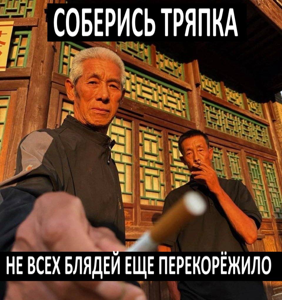 СОБЕРИСЬ ТРЯПКА HE BCEX БЛЯДЕИ ЕЩЕ ПЕРЕКОРЕЖИЛО
