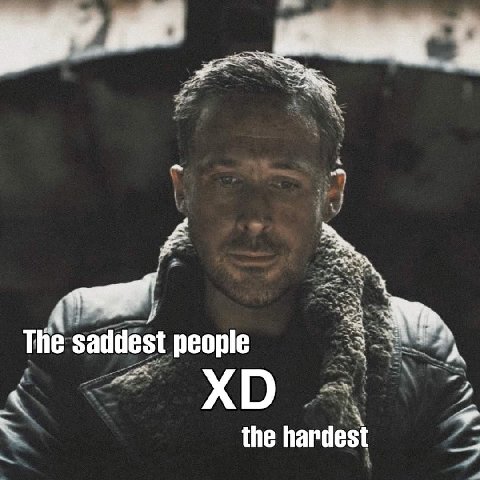 The saddest people the hardest