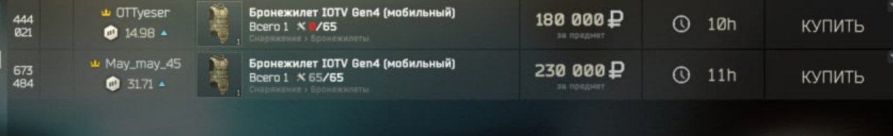 Бронежилет IOTV Gen4 (мобильный) /65 Бронежилет ТОТУ беп4 (мобильныи} /65