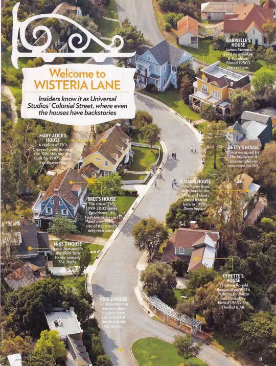of Welcome to WISTERIA LANE Insiders know it as Universal Studios’ Colonial Street, where even have 3 A ВЯЕЕ HOUSE 4 4 0 HOUSE the 52. я” и",