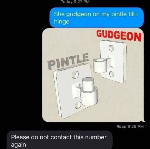 Today 9:27 She gudg еог my pin till GUDGEON 4 Read 9:28 Please not contact this number again