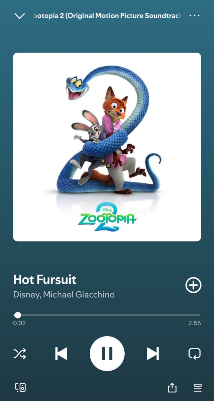 2 (Original Motion Picture В Hot Fursuit Disney, Michael Giacchino 0:02 2:55 и