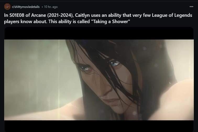 In of Arcane (2021-2024), Caitlyn uses an ability that very few League of Legends players know about. This ability is called “Taking a
