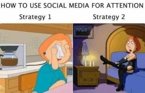 HOW ТО USE SOCIAL MEDIA РОК ATTENTION Strategy 1 Strategy 2