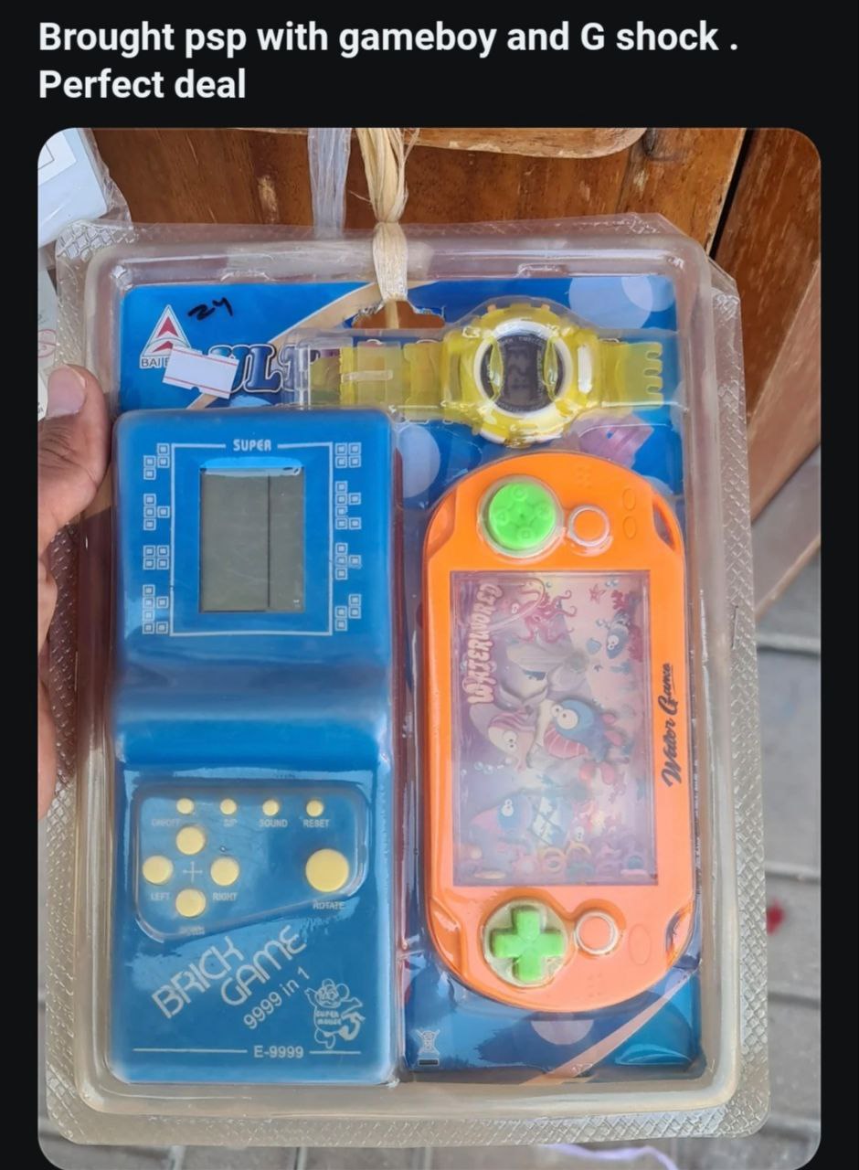 Brought psp with gameboy and С shock Perfect deal я ола, и