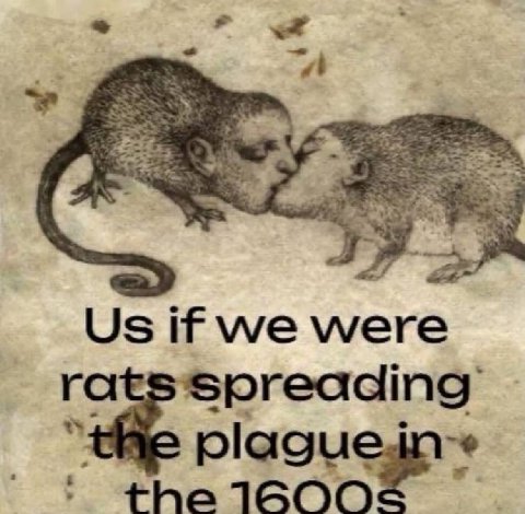 if we were rats spreading