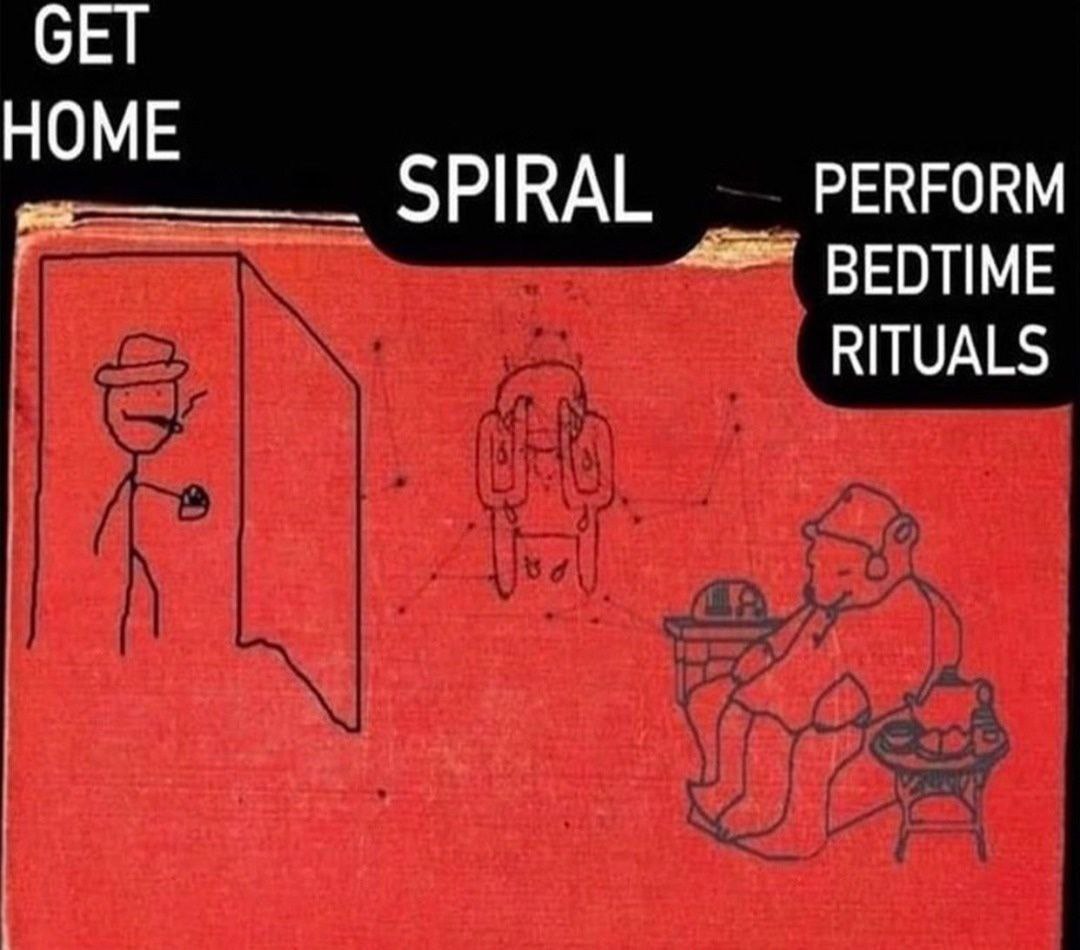 СЕТ НОМЕ SPIRAL PERFORM BEDTIME RITUALS
