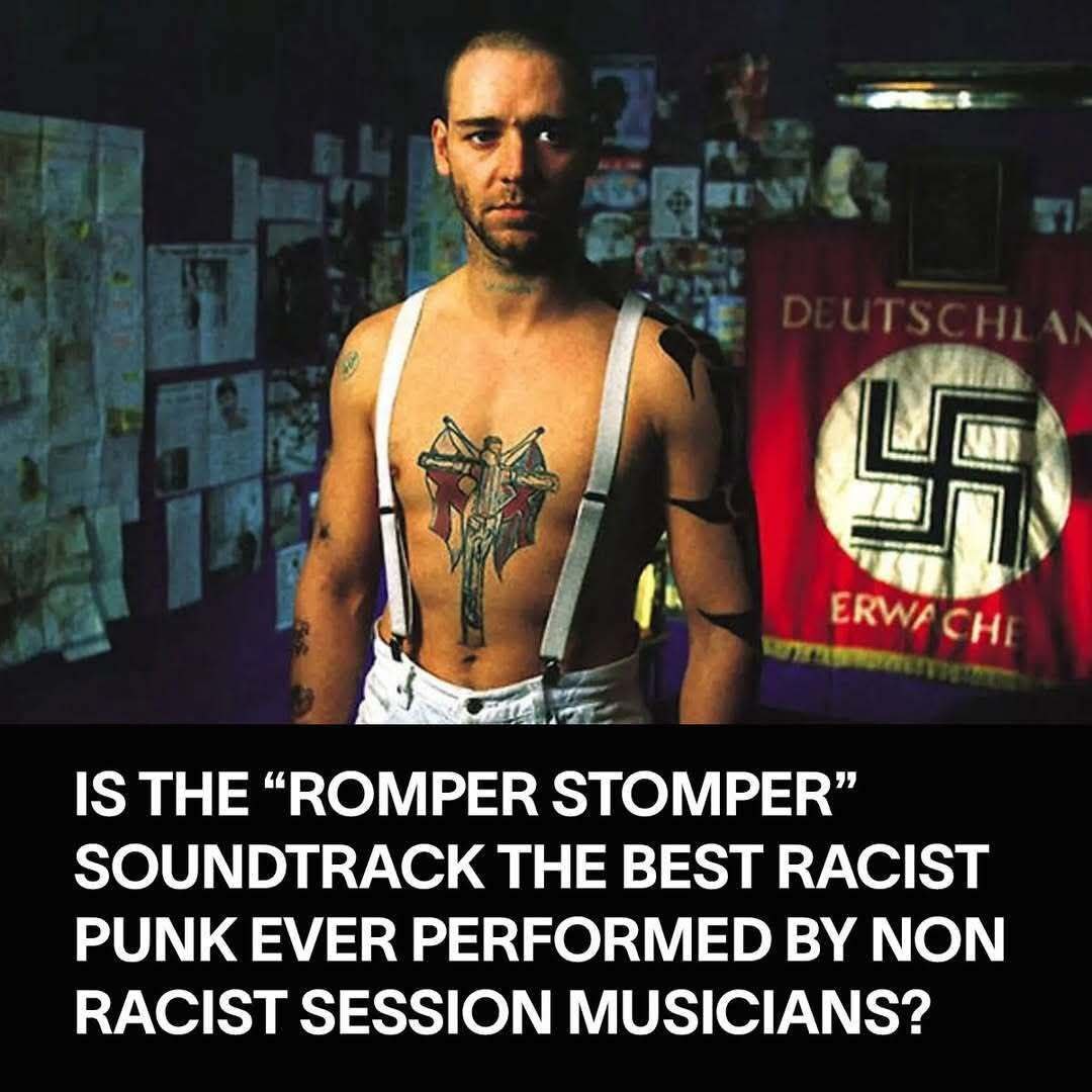 i 15 ТНЕ “ROMPER ЗТОМРЕВ" SOUNDTRACK THE BEST RACIST PUNK EVER PERFORMED NON RACIST SESSION MUSICIANS?