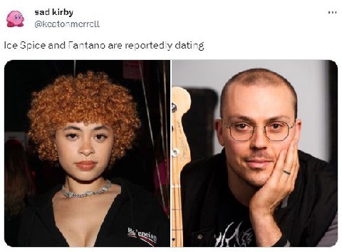 sad kirby @keatonmerrell Ice Spice and Fantano are reportedly dating 2 у