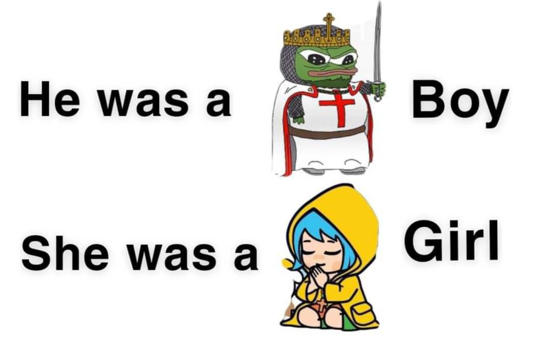 Не was а Воу She was а Girl