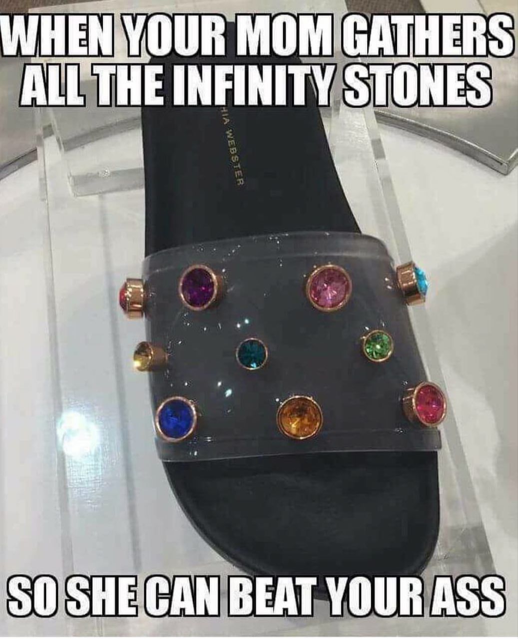 MOM GATHERS ALC THE INFINITY STONES SO ЗНЕСАН BEAT YOUR ASS