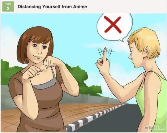 Distancing Yourself from Anime