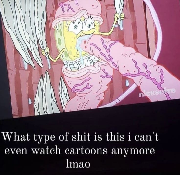 у he i у a) Wes What type of shit is this i can't even watch cartoons anymore lmao