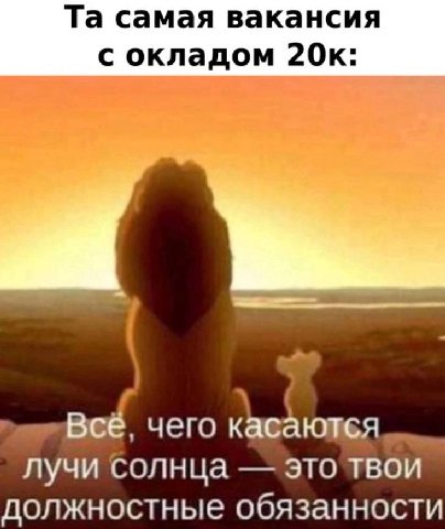 самая вакансия с окладом 20к: чего лучи солнца должностные обязанности