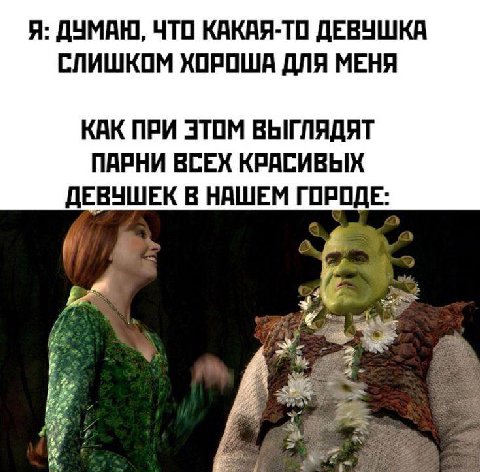 Я: ДУМАЮ, ЧТО КАКАЯ-ТО ДЕВУШКА СЛИШКОМ ХОРОША ДЛЯ МЕНЯ КАК ПРИ ЭТОМ ВЫГЛЯДЯТ ПАРНИ ВСЕХ КРАСИВЫХ ДЕВУШЕК В НАШЕМ ГОРОДЕ: 7