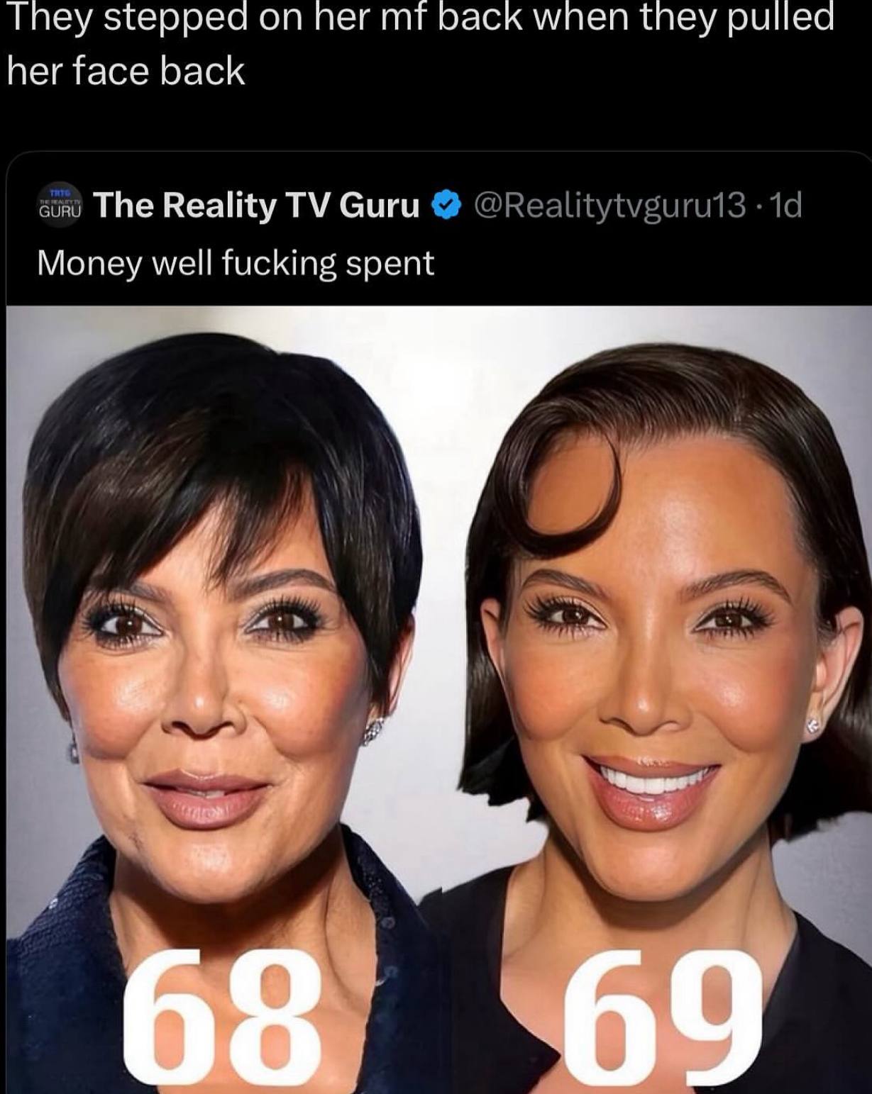 They stepped on her back when they pulled her face back The Reality Guru Money well fucking spent 68 69