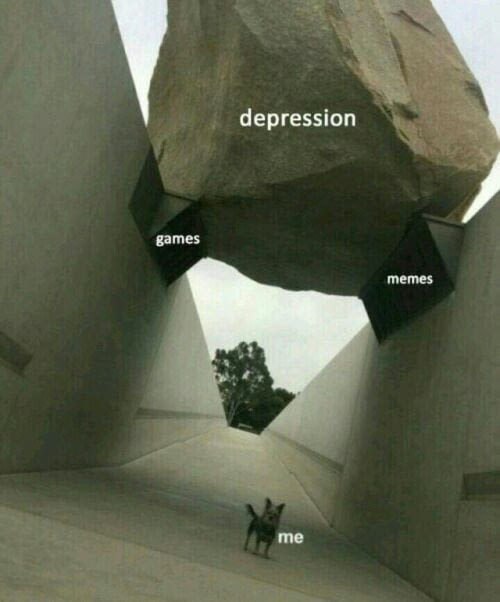 depression games memes me