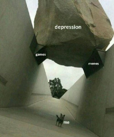 depression games memes me
