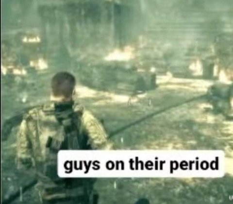 guys on their period