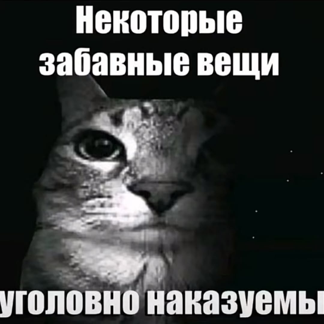 Некоторые забавные вещи уголовно наказуемы