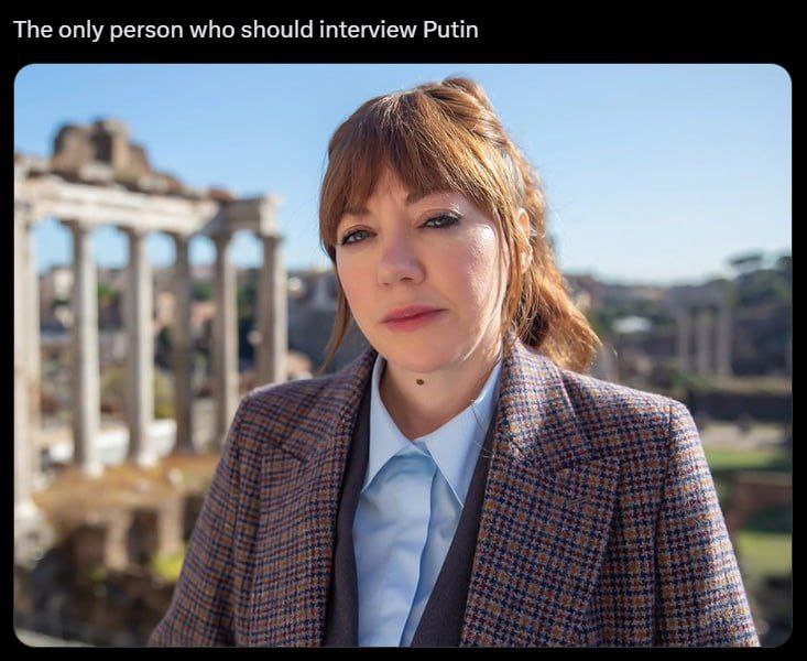 The only person who should interview Putin