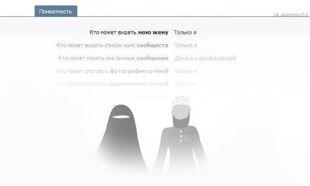 приватность Кто может видеть мою жену TONbKOA Кто может экаеть моих сообществ Толькоя Кто может писать сообщения прузья CMOTDETS Фотографии