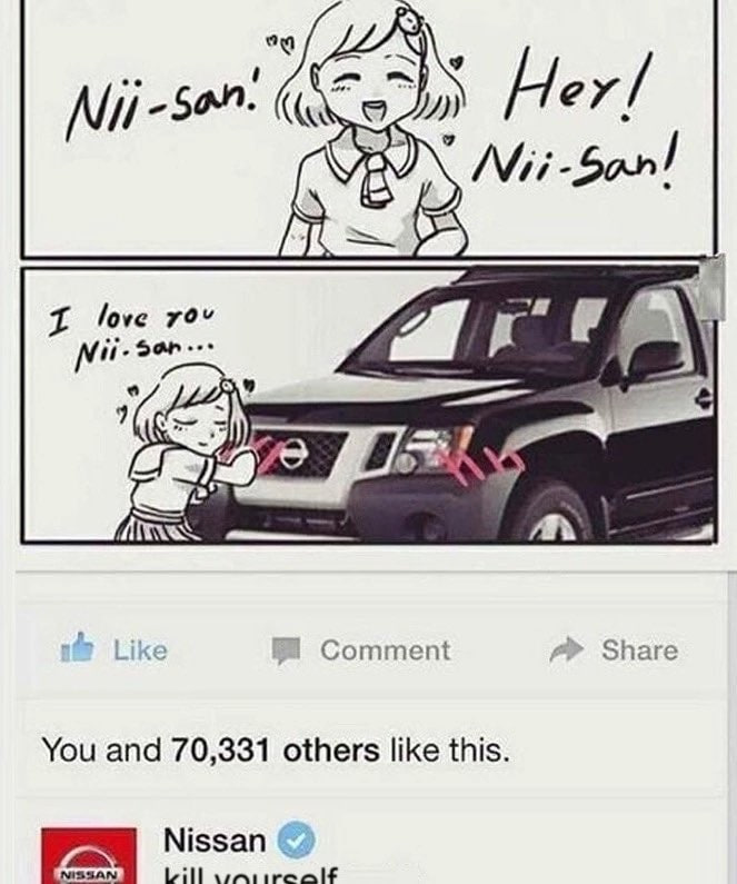 У lace Like Comment Share You and 70,331 others like this. Nissan Lill