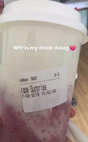 Wtf is my drink dawg.