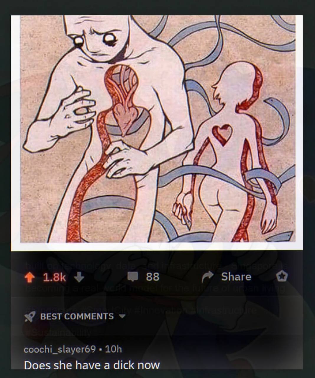 4 88 Share BEST COMMENTS coochi_slayer69 Does she have a dick now