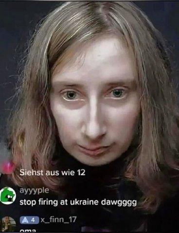 a Siehst aus wie 12 stop firing at ukraine dawgggg A4