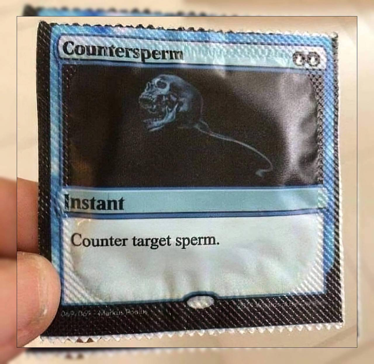 3 Counterspern 2% Counter target sperm.
