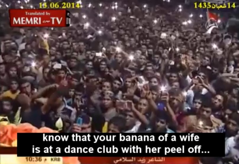 on A that your banana of a wife КАВ is at a dance club with her peel off