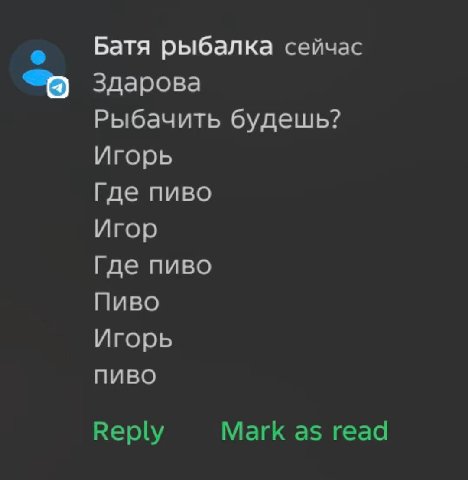 Батя рыбалка сейчас Здарова Рыбачить будешь? Игорь Где пиво Игор Где пиво Пиво Игорь пиво Веру Магк а$ геаа