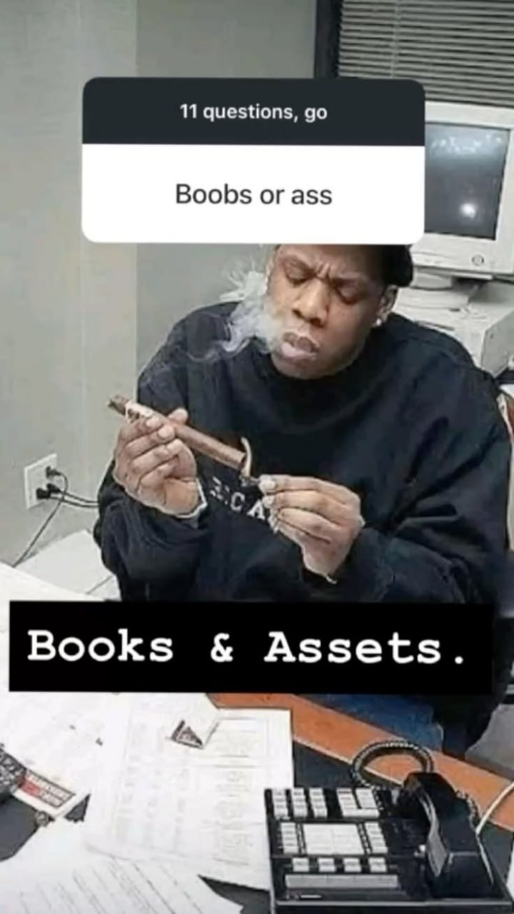 11 questions, Boobs or ass Books Assets. и