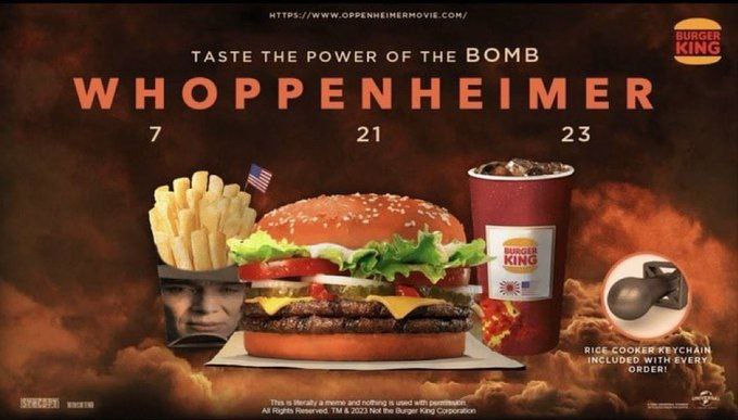BURGER TASTE THE POWER OF THE BOMB KING 21 23 ING vey a= СНА! ORDER! WITH EVE Rights Reserved. 2023 Net the King