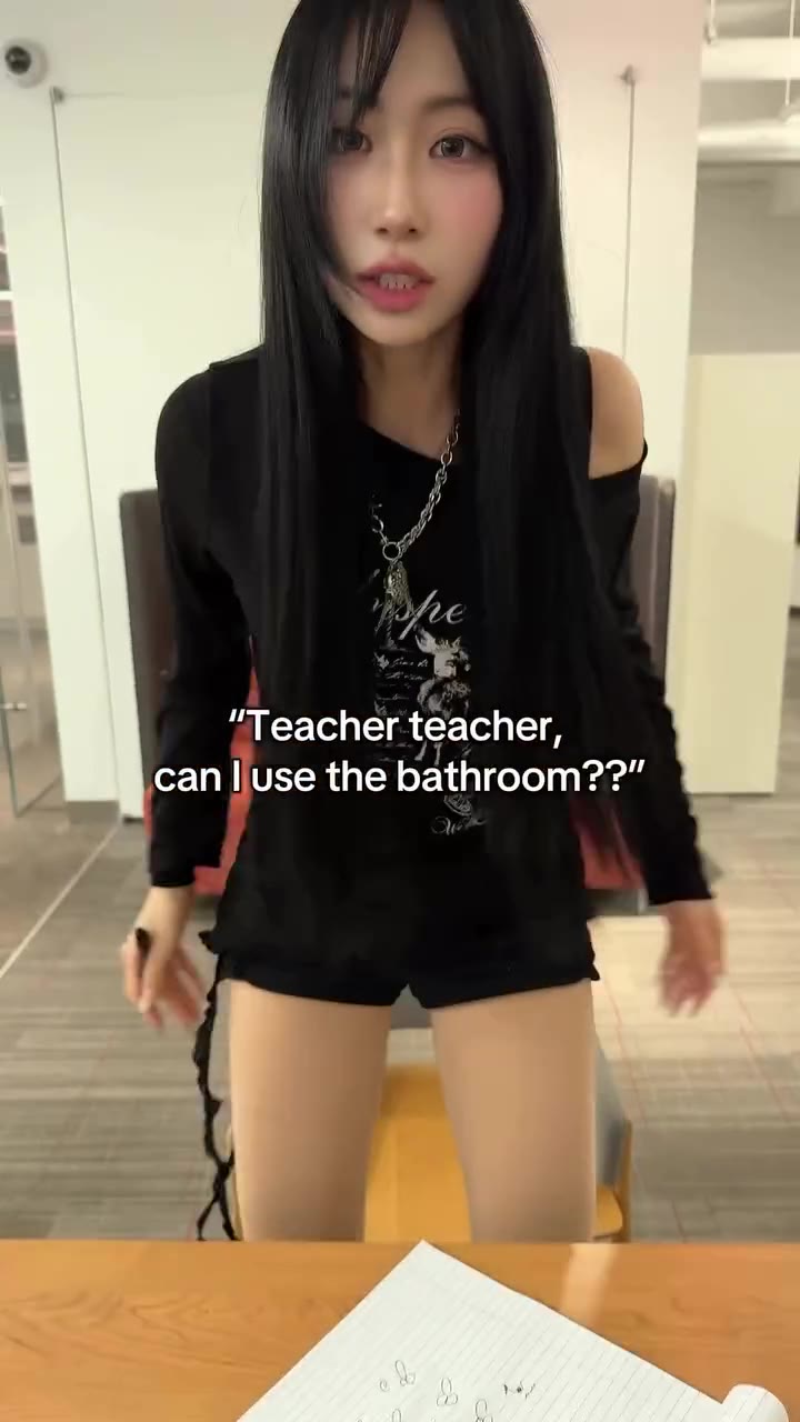 “Teacher teacher, can ljuse the bathroom??”