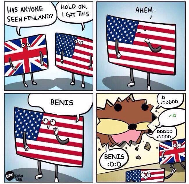 HoLD ANYONE Gor THIS SEEN FINLAND? we 7 DDDDD 4. ВЕМТ$
