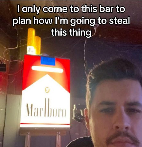 only come to this Баг to plan how going to steal this thing a