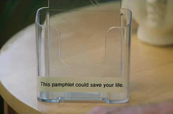 This pamphlet could save your life.