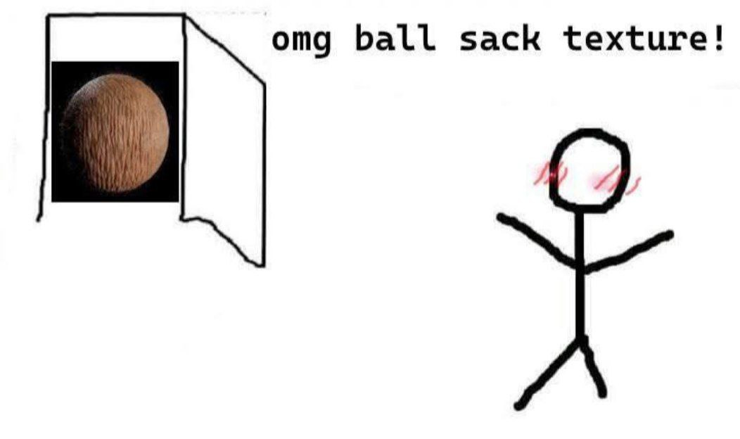 omg ball sack texture!