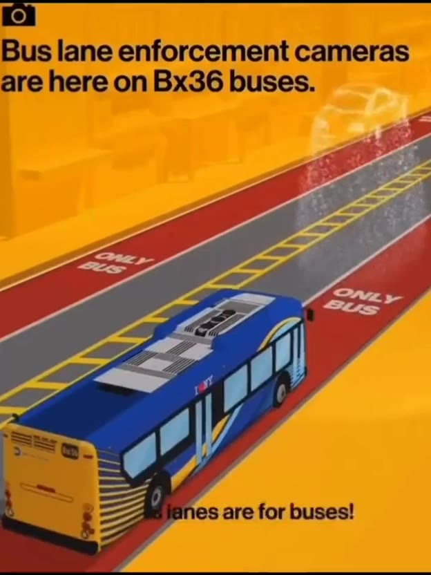 Bus lane enforcement cameras